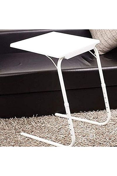 Generic Foldable Assembled Table TV Tray Portable Folding Snack Table - Adjustable Sofa Side Table, Bed Lapt