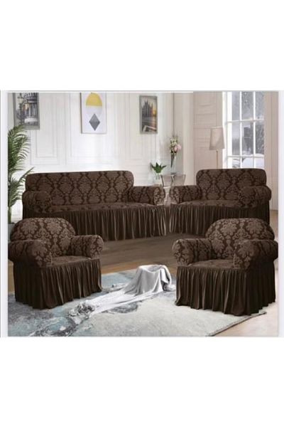 rexa Sofa Cover 4-Pieces Set of 7-Seater (3+2+1+1) Super Stretchable