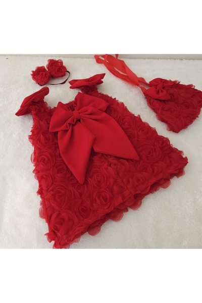 Tasarım tashla adosh Kız Çocuk Kız Bebek Doğum Günü Elbisesi