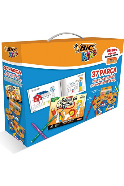 Bic Kids Dikkat Geliştirici Boyama Seti 37 Parça