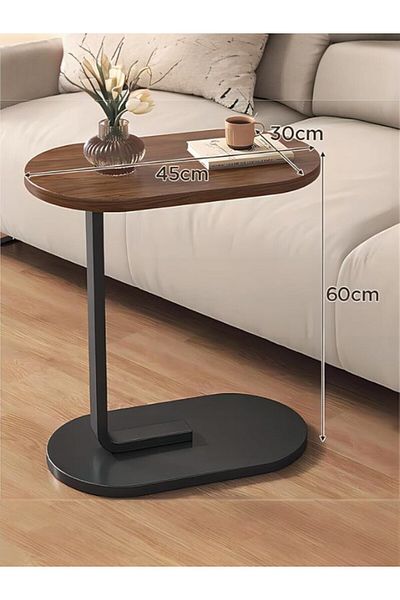 mr-everything 3 Piece C-Shaped Coffee Table Set, 45*30*60cm, Side Table for Sofa, Living Room, Bedroom