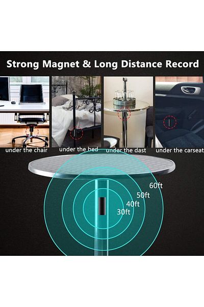 Spionescu Reportofon magnetic profesional cu microfon ascuns - Q70 - 8 GB
