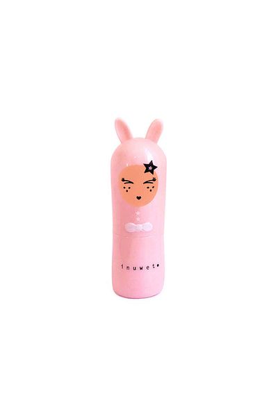 Inuwet Children's lip balm, Light Pink, with peach scent, Bunny Island, Inuwet, 3.5 gr