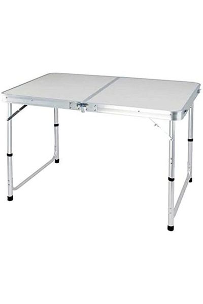 Generic 120cm Aluminum Folding Table with Handle, Lightweight and Portable Camping Table for Picnic, Beach,