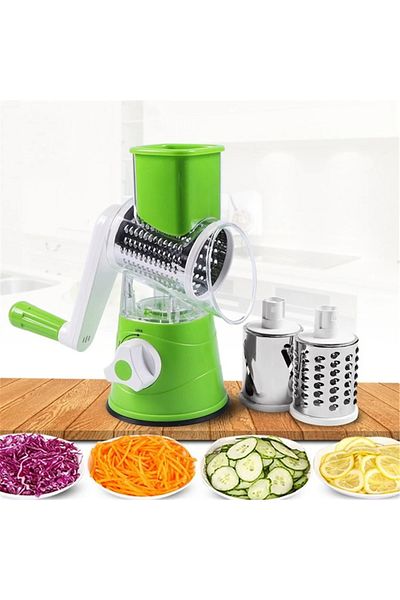 Primo Plus Multi-Function Rotary Grater Vegetable Cutter multicolour 0.64kg