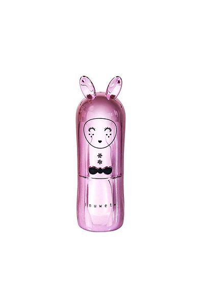 Inuwet Glitter lip balm for kids, Pink, with raspberry scent, Sorbet Framboise, Inuwet, 3.5 gr