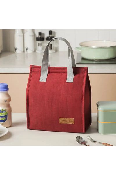 Generic Insulated Thermal Lunch Bag - Red