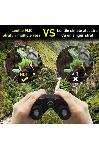 Spionescu Children's binoculars, waterproof and shockproof, diopter adjustment
