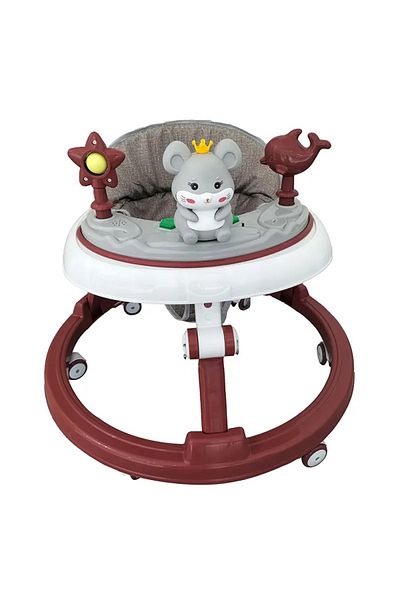 rexa Play Nation Premium Multi-Function 3 Adjustable Height Baby Walker with Toy