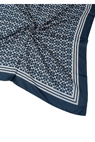 mim eşarp Eșarfă din voile de bumbac cu model Işıl İpek C 90x90 cm