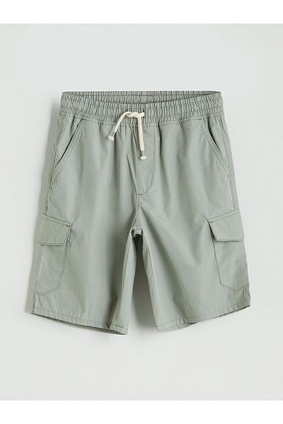 LC Waikiki Boys' Cargo Shorts with Elastic Waist