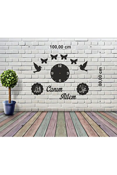 XLL DUVAR SAATİ - DUVAR DEKORASYONU LAZER KESİM