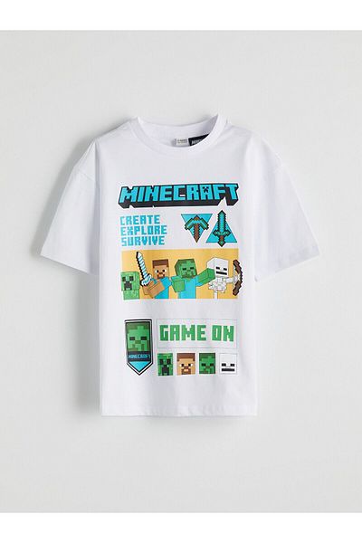 LC Waikiki Crew Neck m Printed Boys' T-Shirt