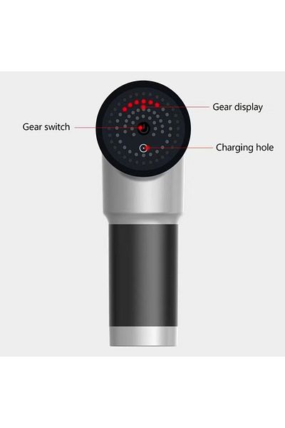 rexa Fascial Muscle Massager – Silver/Black – 200g