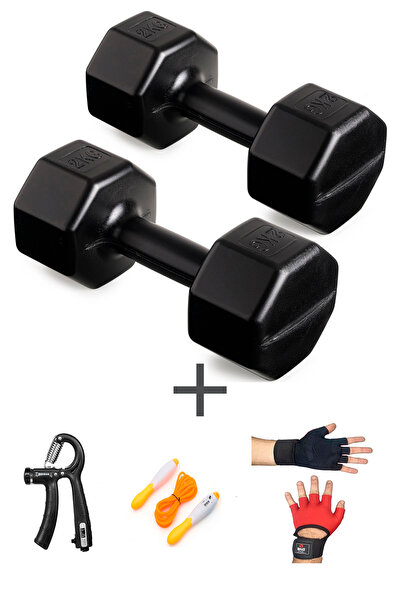 Besinistanbul PS SPOR 2 KG DAMBIL SET(2KG 2 ADET DAMBIL) +BODY ELDİVEN SAYAÇL...