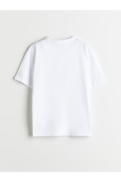 LC Waikiki Crew Neck California Printed Boy's T-Shirt