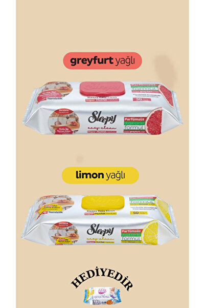 Sleepy Easy Clean Mutfak Havlusu&mendili Yüzey Temizlik ÇEŞİT005