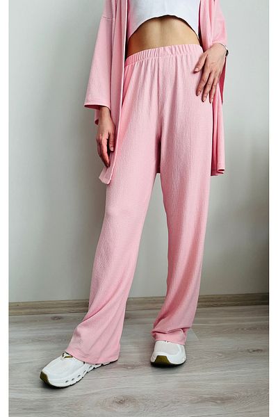 VOL High Waist, Wide Cut, Wide Leg, Lycra Wrap Fabric Palazzo Pants