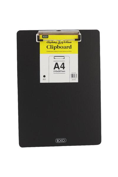 Roco لوح تثبيت قياسي A4 - إسفنج بولي بروبيلين، أسود