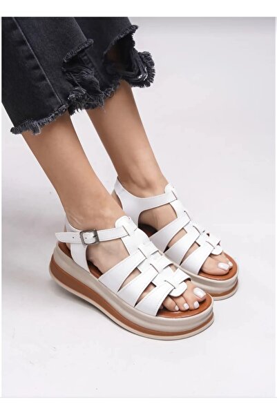 SEVİNÇ STİL Genuine leather sandals