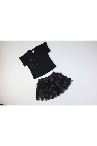 Vita Bella Luxe Baby Short Sleeve Tutu Skirt Suit