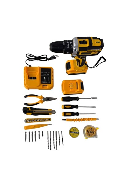 Generic Masina de gaurit cu 2 acumulatori, 36 V, 5.0 Ah, Ondragon OD9010