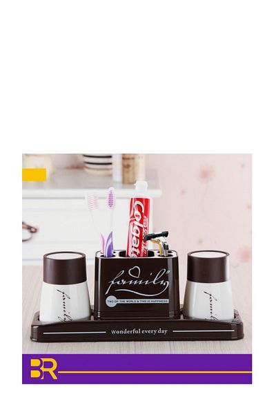 Generic Toothbrush and toothpaste organizer