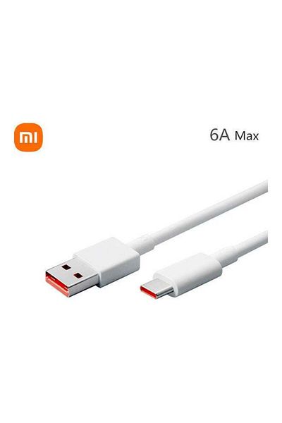 Xiaomi Type C 6A Super Fast Charging Data Cable White