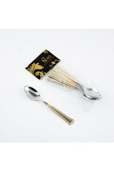 casa rosa 6-Piece Stainless Steel Soup Spoon Set