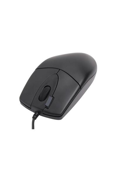 Universal فأرة A4 Tech Op-620D سوداء مع كابل USB بصري بدقة 1200 نقطة في البوص...