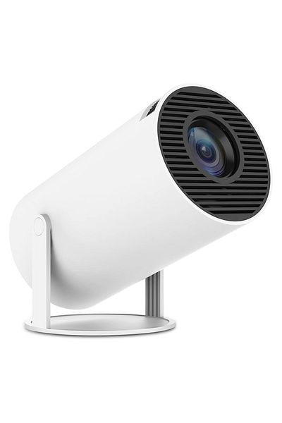 Generic Mini proiector portabil, Suport 1080P, WiFi 6 BT 5.0, 180 de grade, Android 11.0