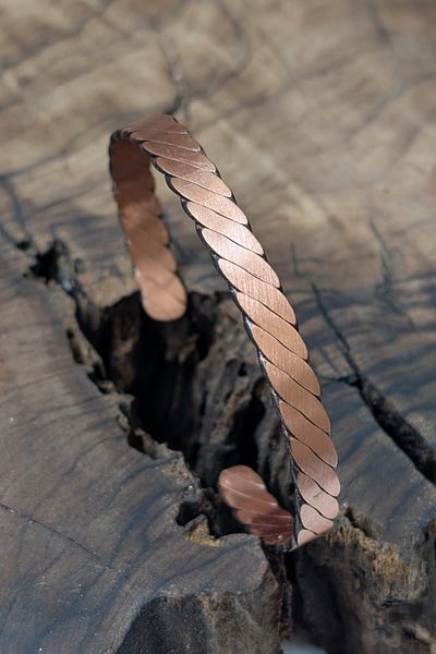 cheetah quality Men's Copper Bracelet Made by Viking Handcrafted
