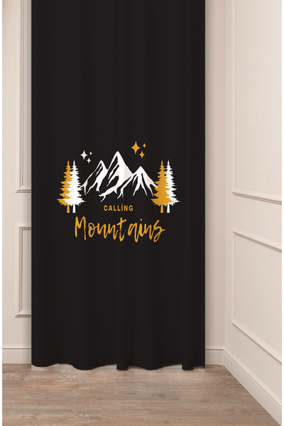 GREENDECOR ستارة خلفية عصرية أنيقة مطبوعة رقمية بتصميم خاص على شكل شجرة صنوبر...