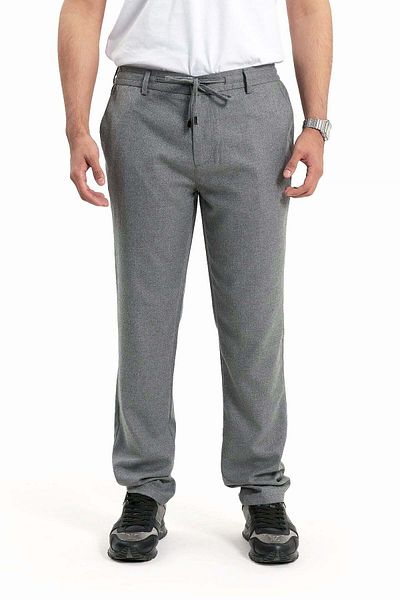 wecre8 Men Gray Trousers by WECRE8
