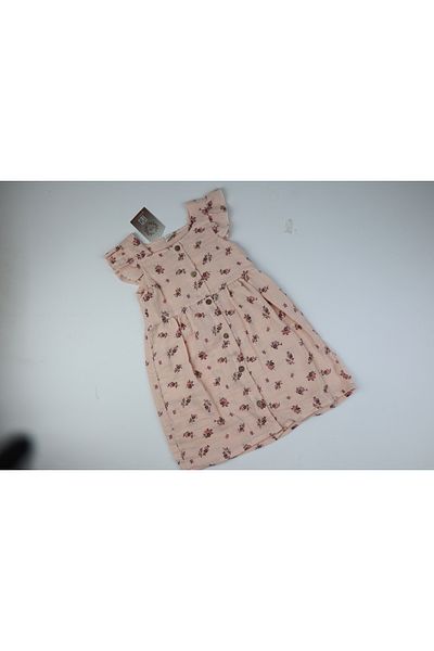 Vita Bella Luxe Girl Linen Floral Dress