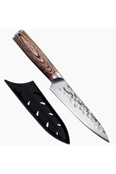 OEM Chef's Knife, Universal, Stainless Steel, Ergonomic Handle, Blade Protector, 24 cm, Silver
