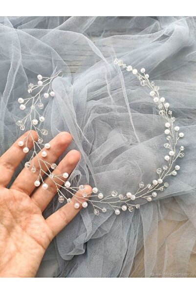 Massaltay Αξεσουάρ νύφης Sera με πέρλες & κρύσταλλα – Κομψό και λαμπερό λάμψη