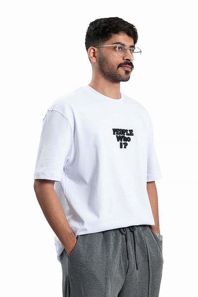 wecre8 Men White People T-shirt By WECRE8