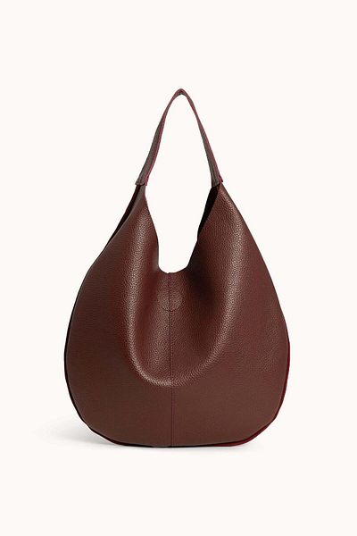 wecre8 Maroon Dual Texture Tote Bag by WECRE8