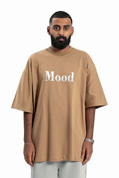 wecre8 Men Brown Mood T-shirt By WECRE8