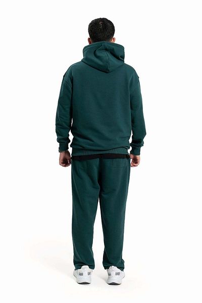 wecre8 Men Green Hoodie and Pants Set By WECRE8