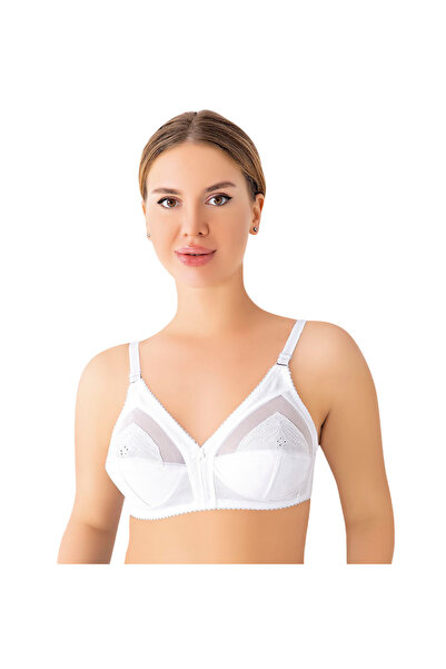 Asist Secret Magic ASM1324 Kadın Beyaz Saten Nakışlı Minimayzer Toparlayıcı S...