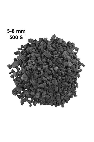 Generic Natural black volcanic stone 5-8mm 500G
