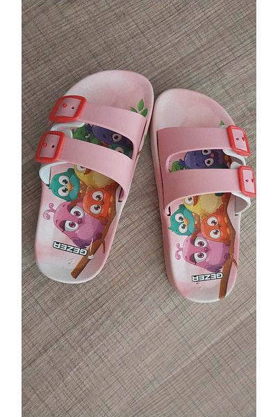 GEZER Summer Two Buckle Non-Slip Sole Girls' Slippers