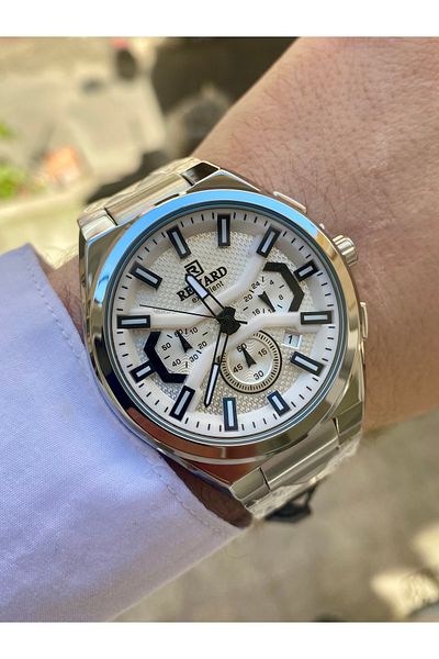 Reward Men's Wrist Watch Waterproof Steel Band Bracelet Gift