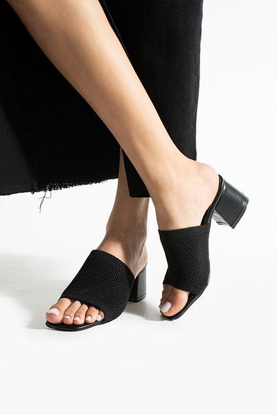 XStreet Women's Heeled Knitwear Slippers