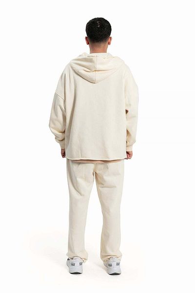 wecre8 Men Off-white Hoodie and Pants Set By WECRE8