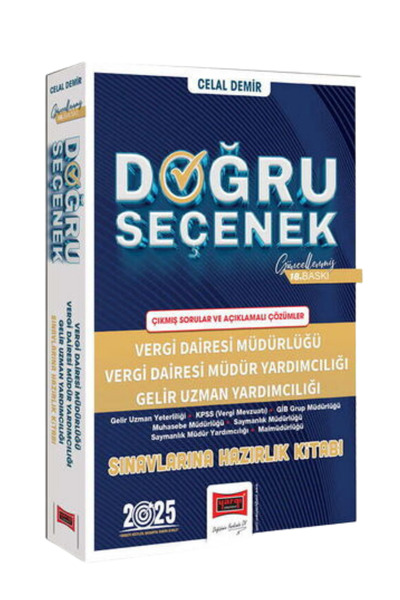 Yargı Yayınları 2025 Doğru Seçenek Vergi Dairesi Müdürlüğü Sınavlarına Hazırl...