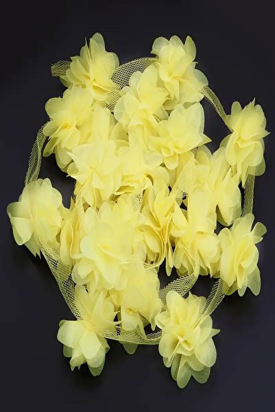 Massaltay Διακοσμητικό λουλούδι σιφόν λέιζερ (2 μέτρα) – Κομψό Υλικό Διακόσμησης