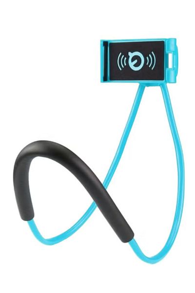 Generic Multi-purpose neck phone and tablet holder - Blue
